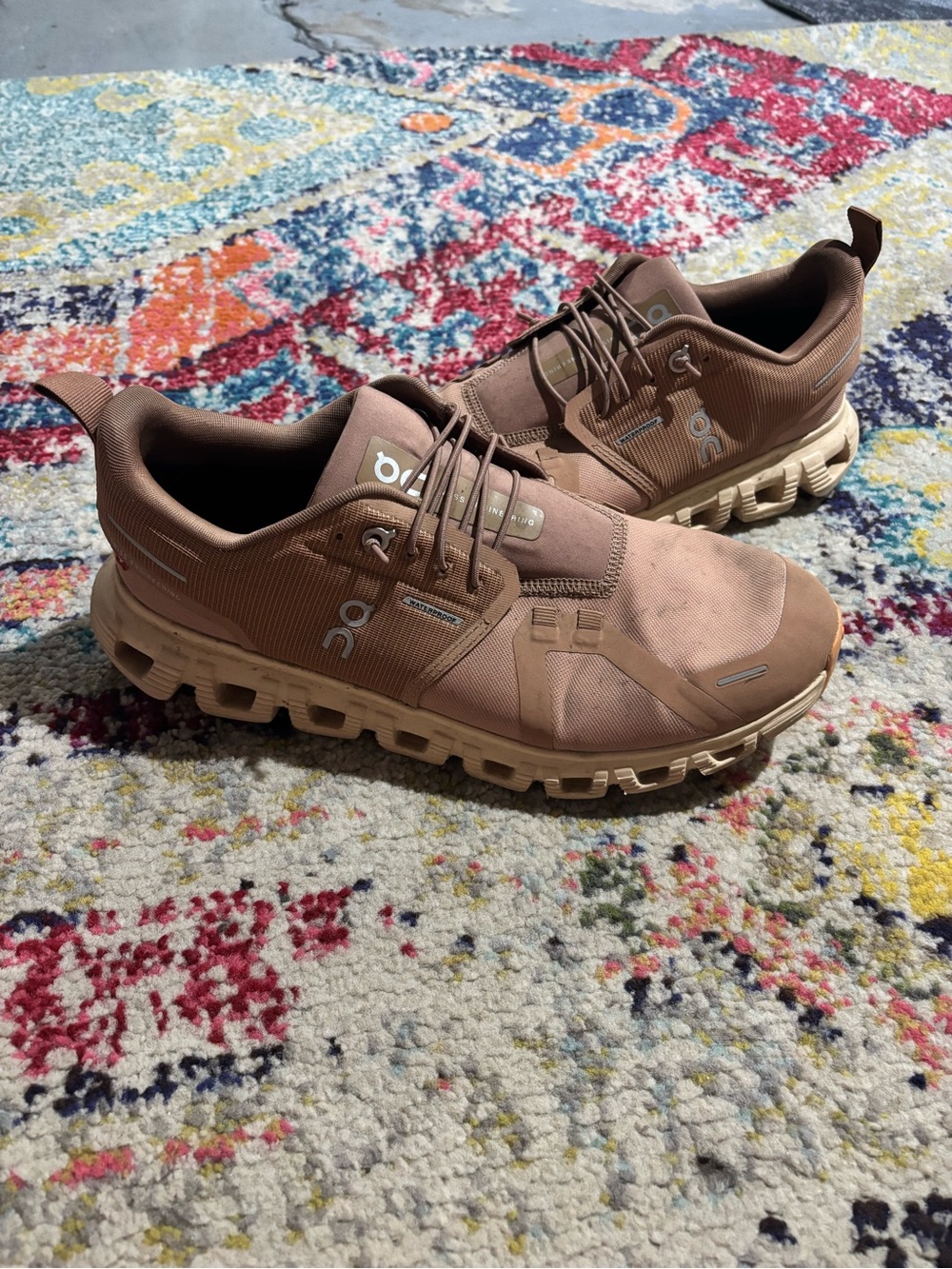 OC OnCloud Tan Pink Running Shoes